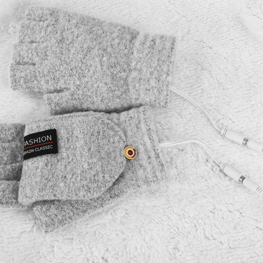 Touch Screen Gloves - USB Electric Heated Gloves Adjustable Temperature