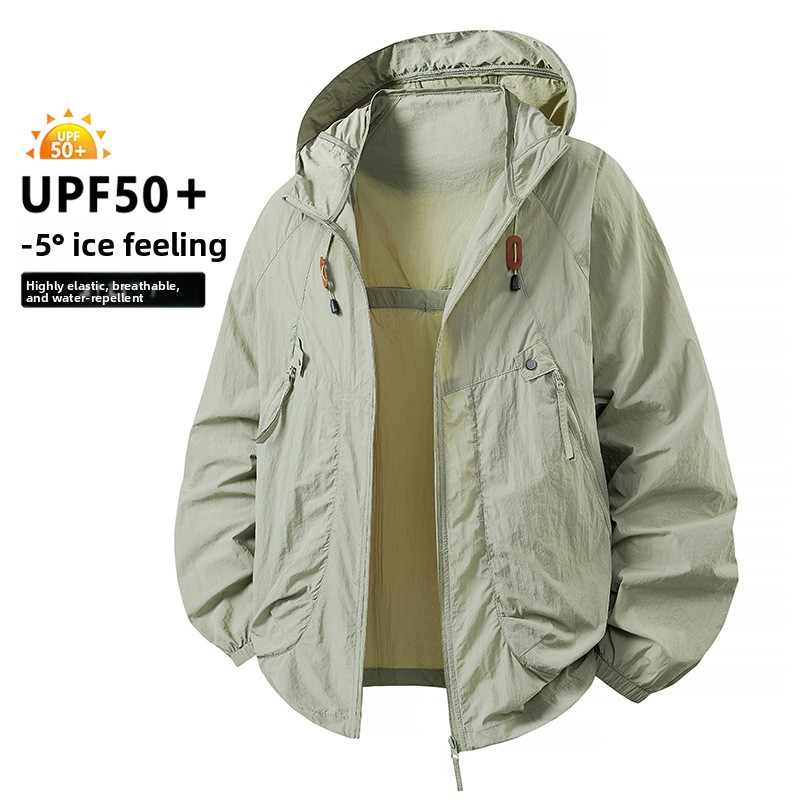 Down Jacket Packable - UPF50+ New Fashion Men Summer Ultra-thin