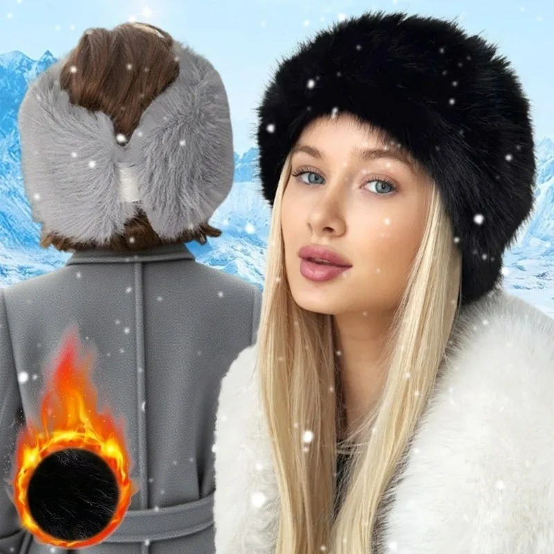Wide Band Fur Headband Winter  – обзор и цена Fleece Ear Warmer Band
