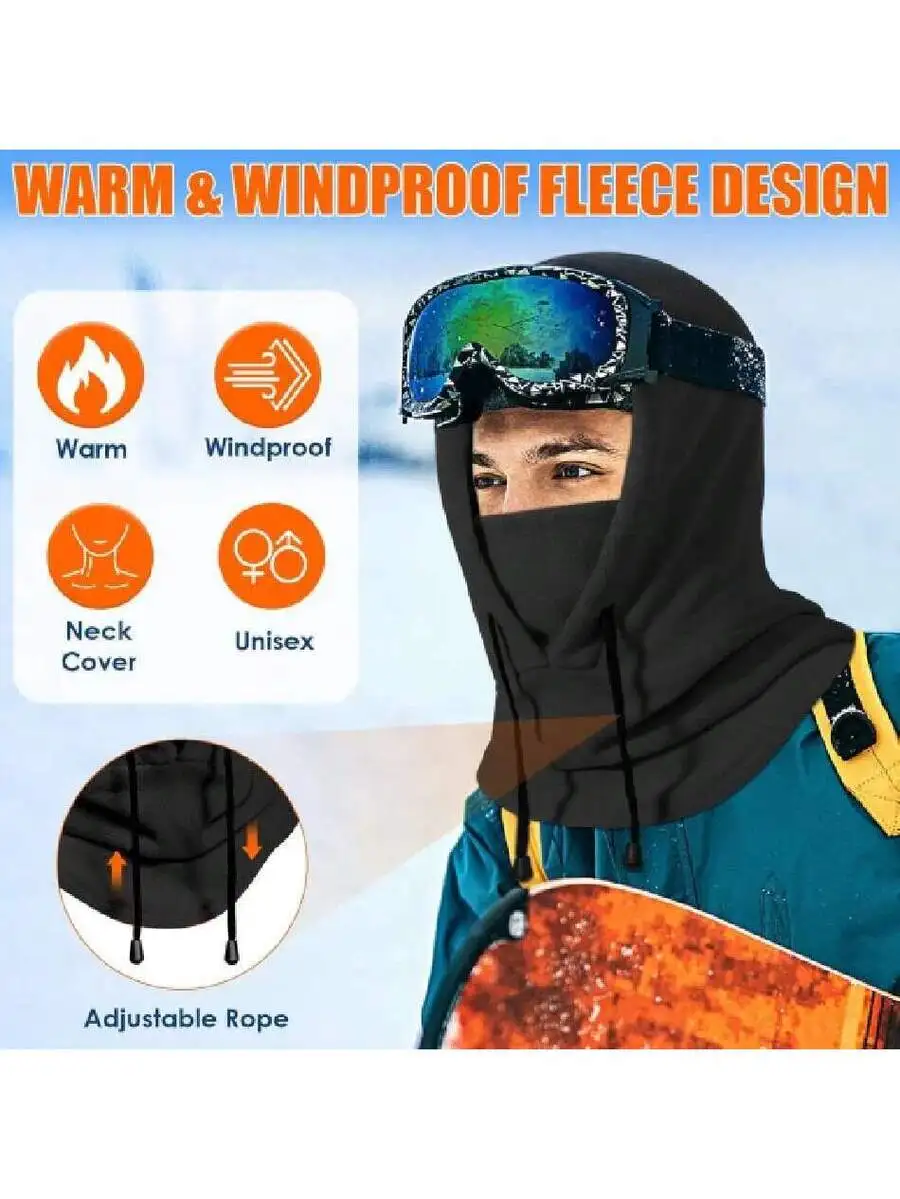 Warm Windproof Fleece Balaclav – обзор и цена Balaclava Ski Mask