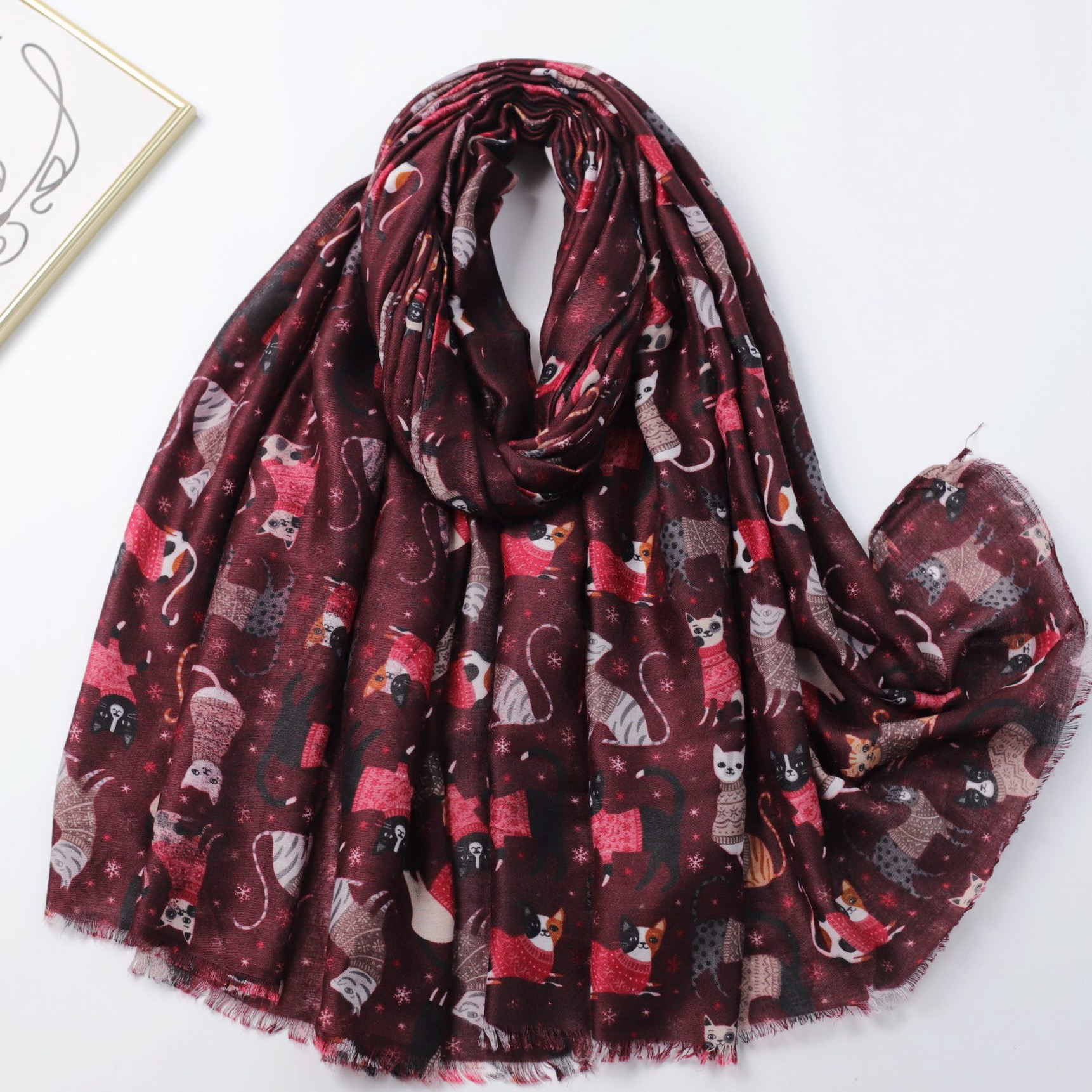 Women's Lovely Cartoon Playful – обзор и цена Shawl Wrap Winter