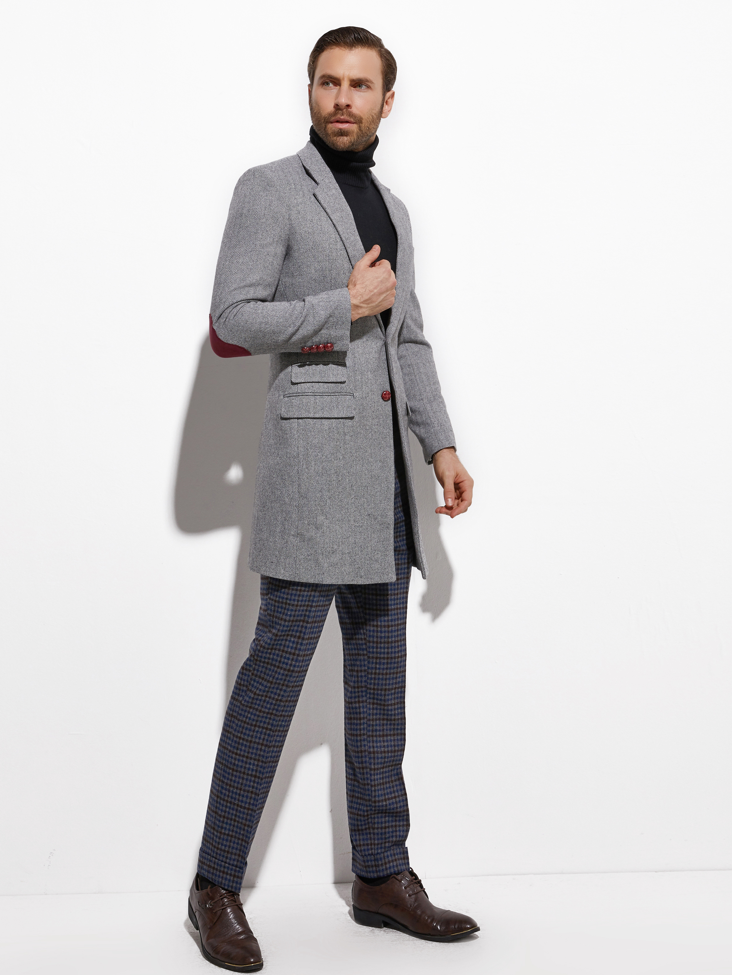 2026 Medium Length Spring Autu – обзор и цена Wool Coat Peacoat