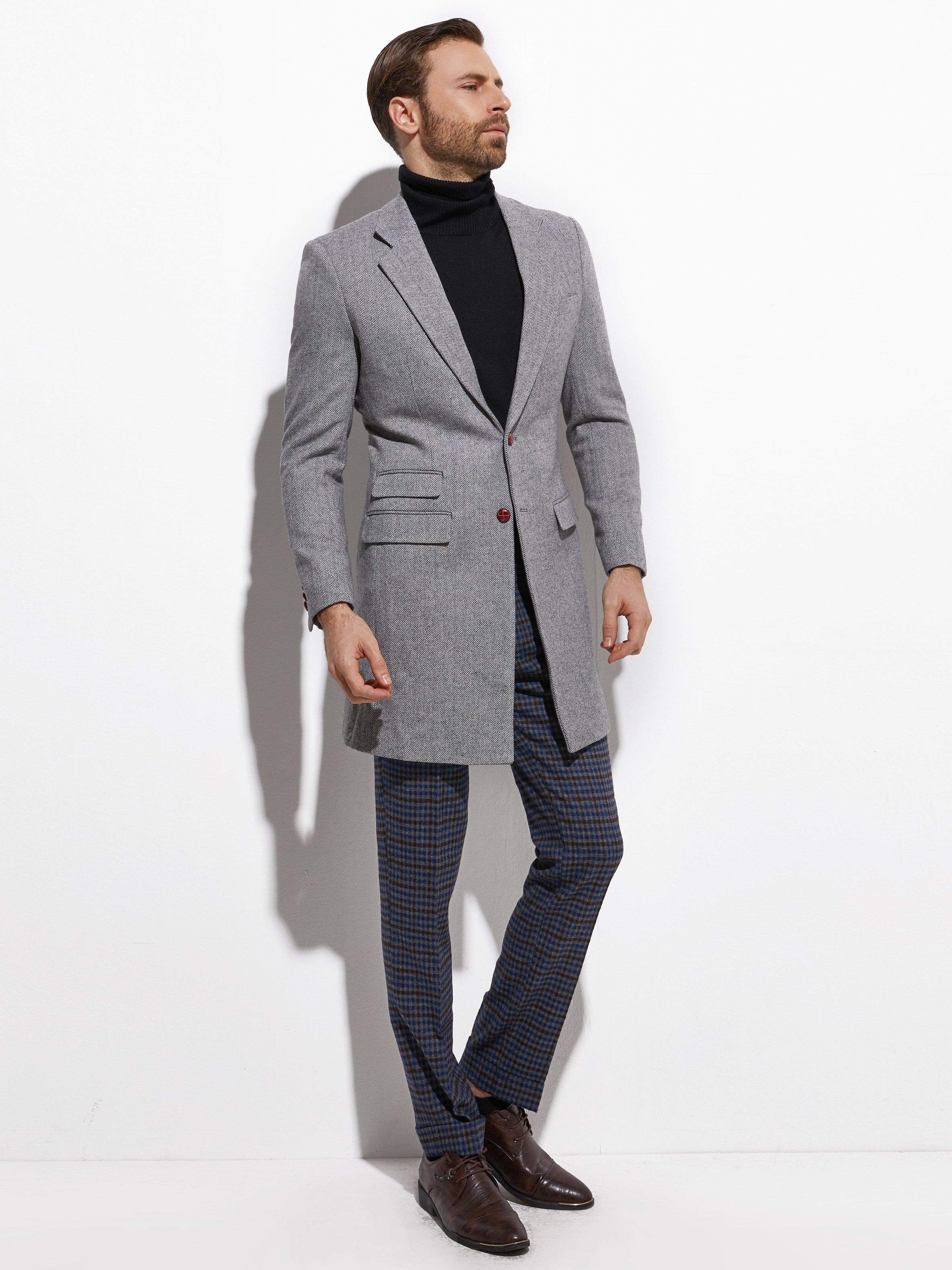 2026 Medium Length Spring Autu – обзор и цена Wool Coat Peacoat