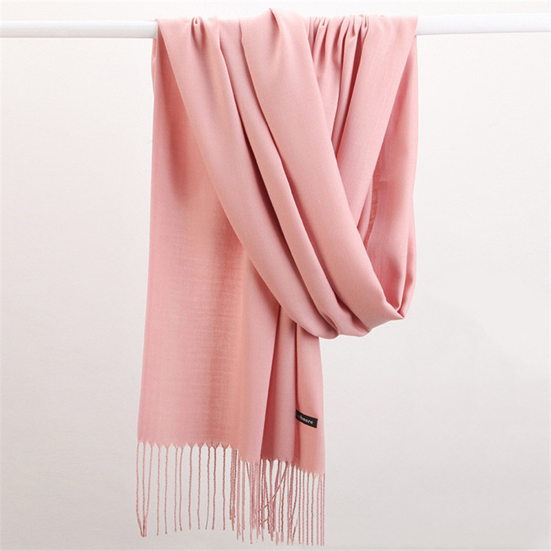 Fashion Solid Color 2023 Women – обзор и цена Cashmere Pashmina Wrap