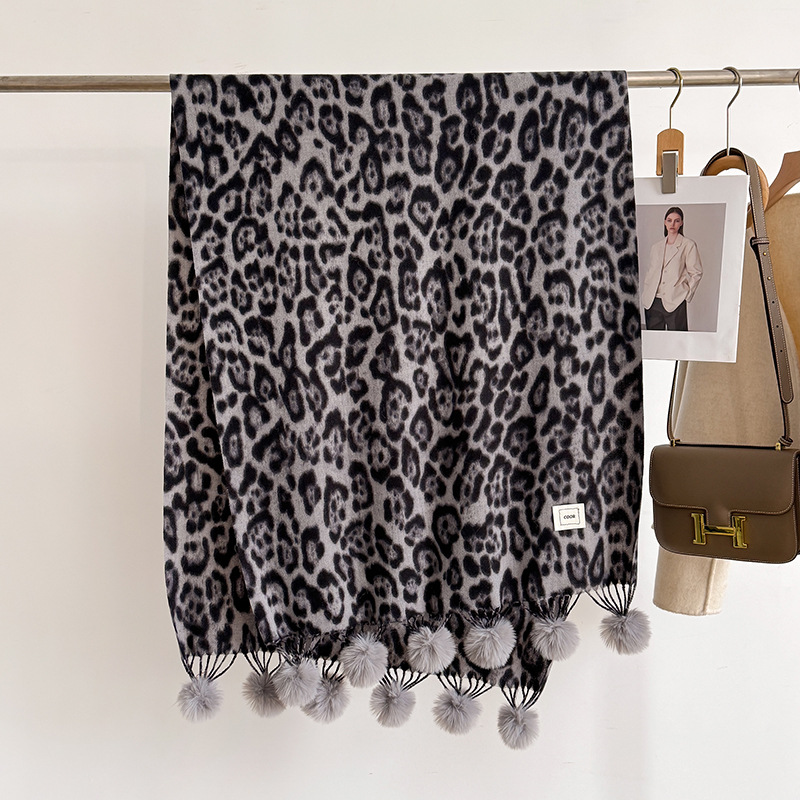 New Luxury Winter Leopard Two- – обзор и цена Cashmere Pashmina Wrap