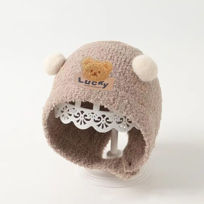 Cute Bear Baby Ear Protection  – обзор и цена Knit Beanie Hat Warm