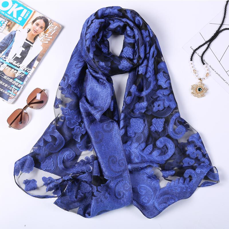 Hot Selling 180*70 Organza Sil – обзор и цена Shawl Wrap Winter
