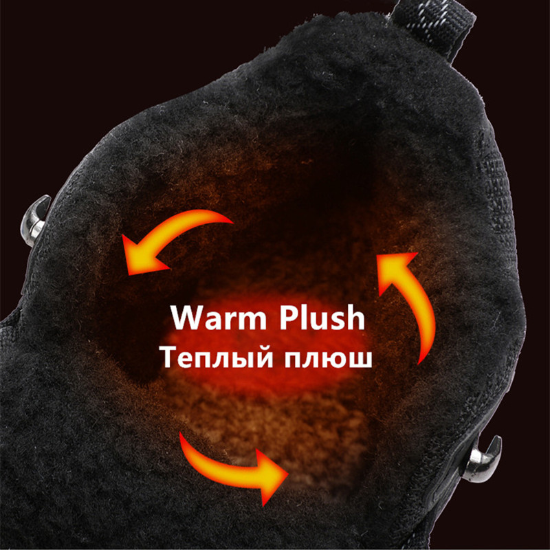 Winter Men's Boots Warm Plush  – обзор и цена Waterproof Winter Boot