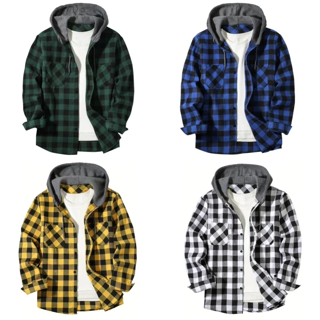 Men's Business Spring And Autu – обзор и цена Flannel Shirt Lined