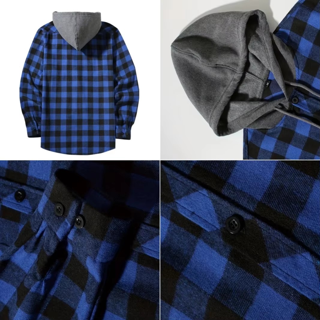 Men's Business Spring And Autu – обзор и цена Flannel Shirt Lined