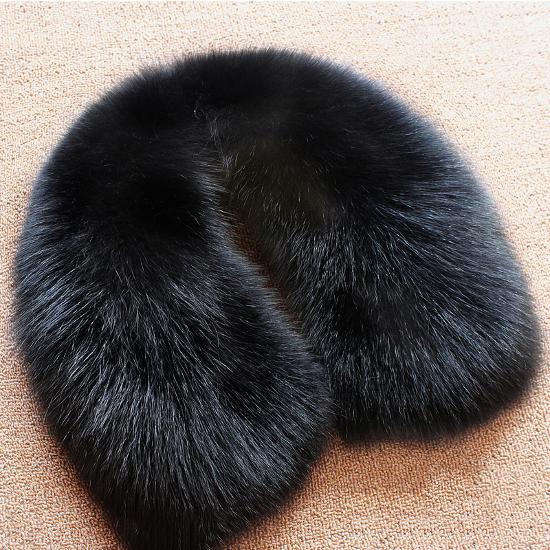 Real wool collar whole fur fox – обзор и цена Wool Scarf Men