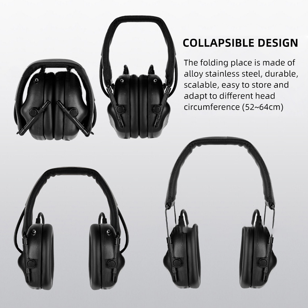BOOIU Tactical Electronic Shoo – обзор и цена Earmuffs Foldable