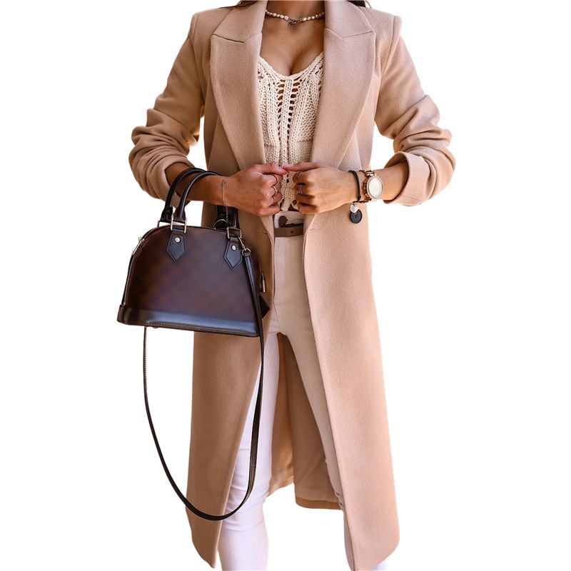 A24F-Women Long Wool Coats For – обзор и цена Wool Coat Peacoat