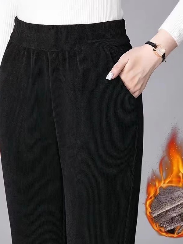 Thickened Straight Leg Pants W – обзор и цена Corduroy Pant Warm