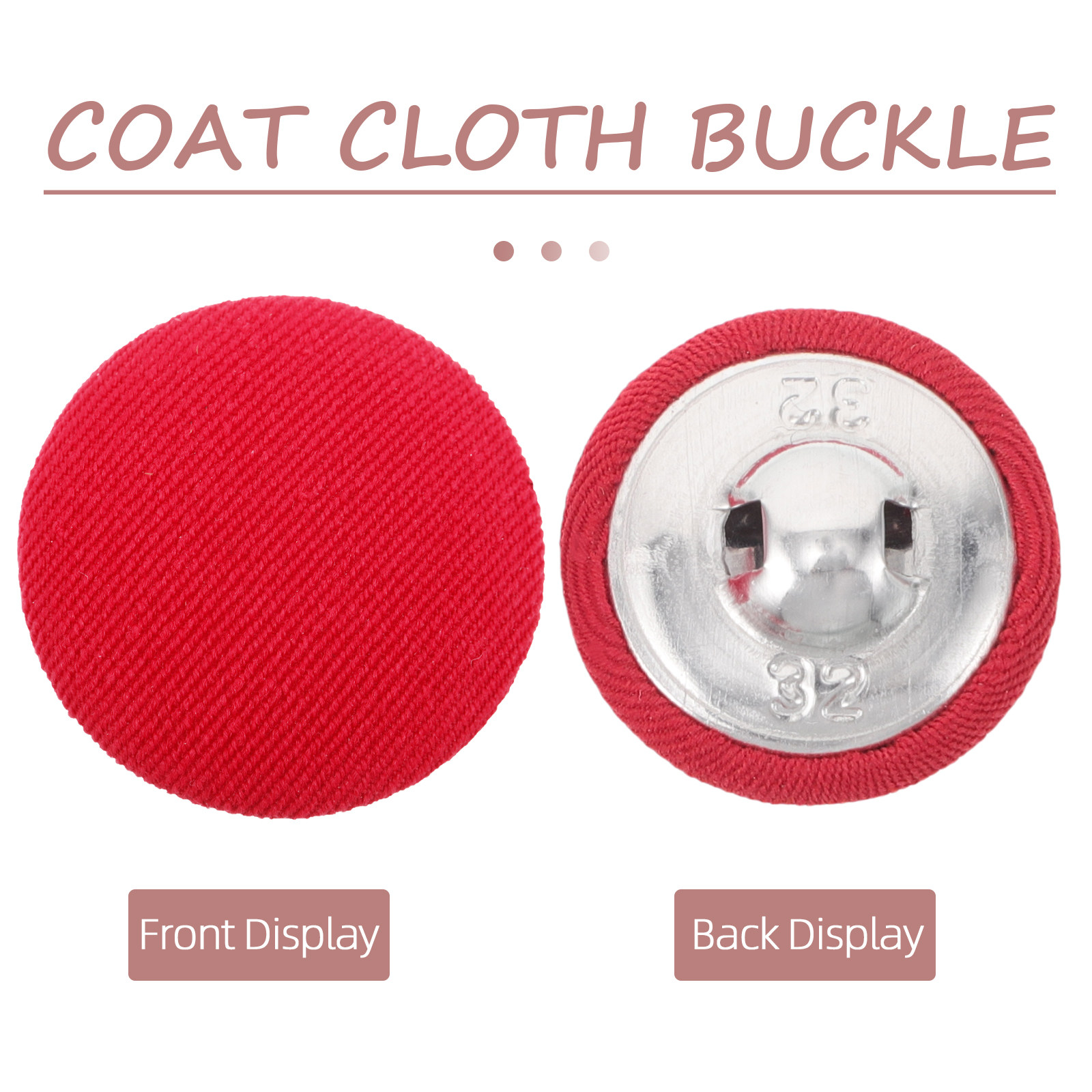 20Pcs Round Cloth Covered Butt – обзор и цена Wool Coat Peacoat