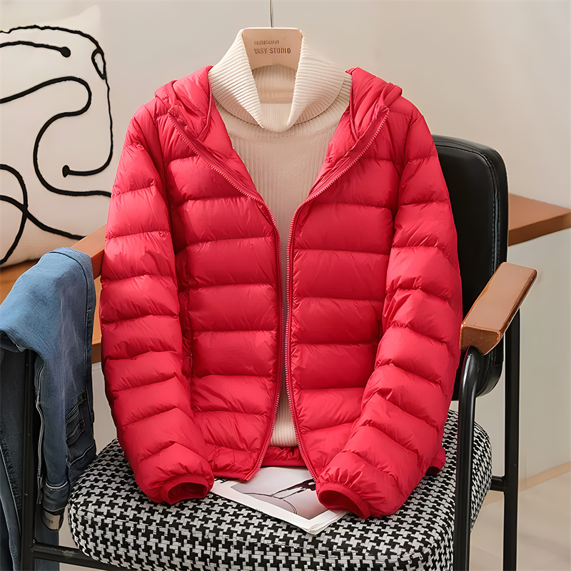 Plus Size Women Hooded Korean  – обзор и цена Down Jacket Packable