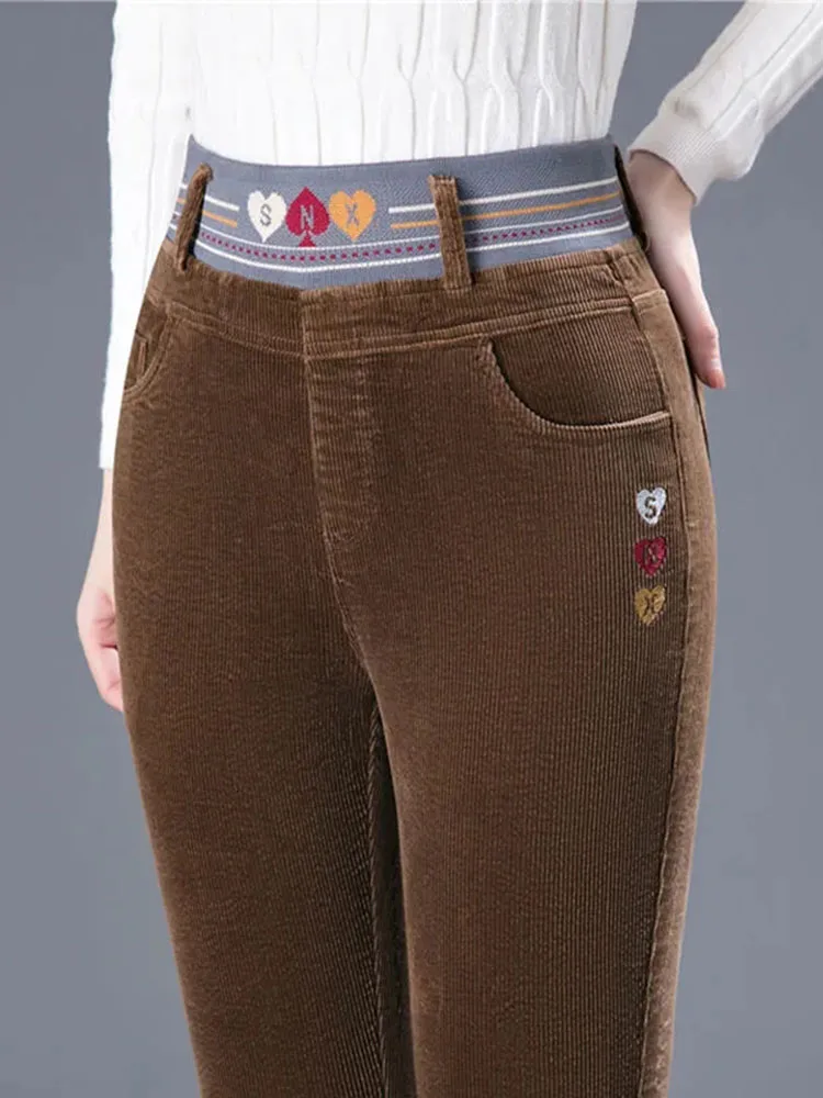 Winter Thicken Plush Lined Pen – обзор и цена Corduroy Pant Warm
