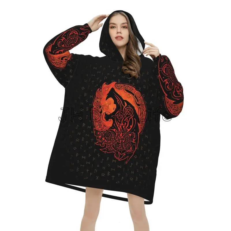 Viking Wolf Knot Fenrir Wearab – обзор и цена Sherpa Hoodie Fleece
