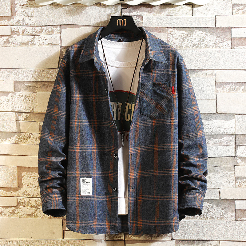 2025 Summer Men's Plaid Shirt  – обзор и цена Flannel Shirt Lined