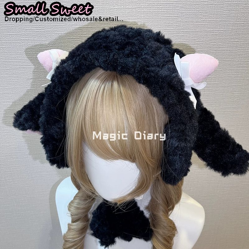 Women Subcultural Y2K Girl Lam – обзор и цена Winter Headband Fleece