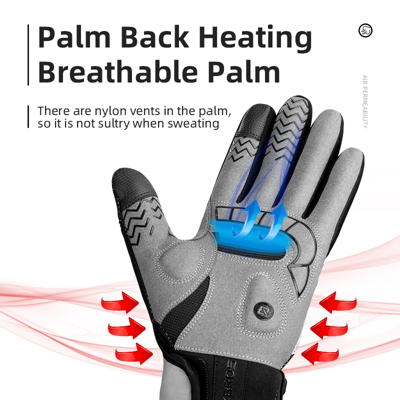 ROCKBROS Heated Winter Glove C – обзор и цена Touch Screen Gloves