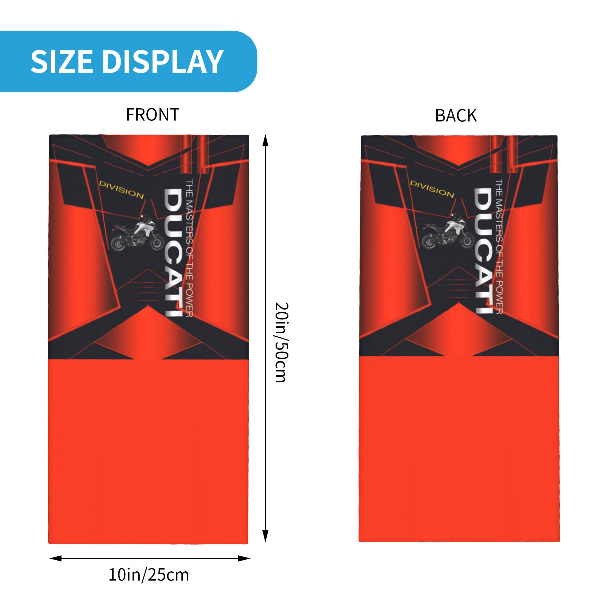 Custom Racing Sprot Ducatis  B – обзор и цена Neck Gaiter Fleece