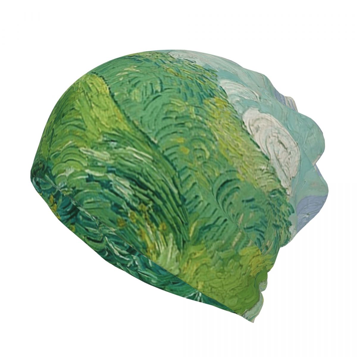 Green Wheat Fields, Auvers, Vi – обзор и цена Knit Beanie Hat Warm