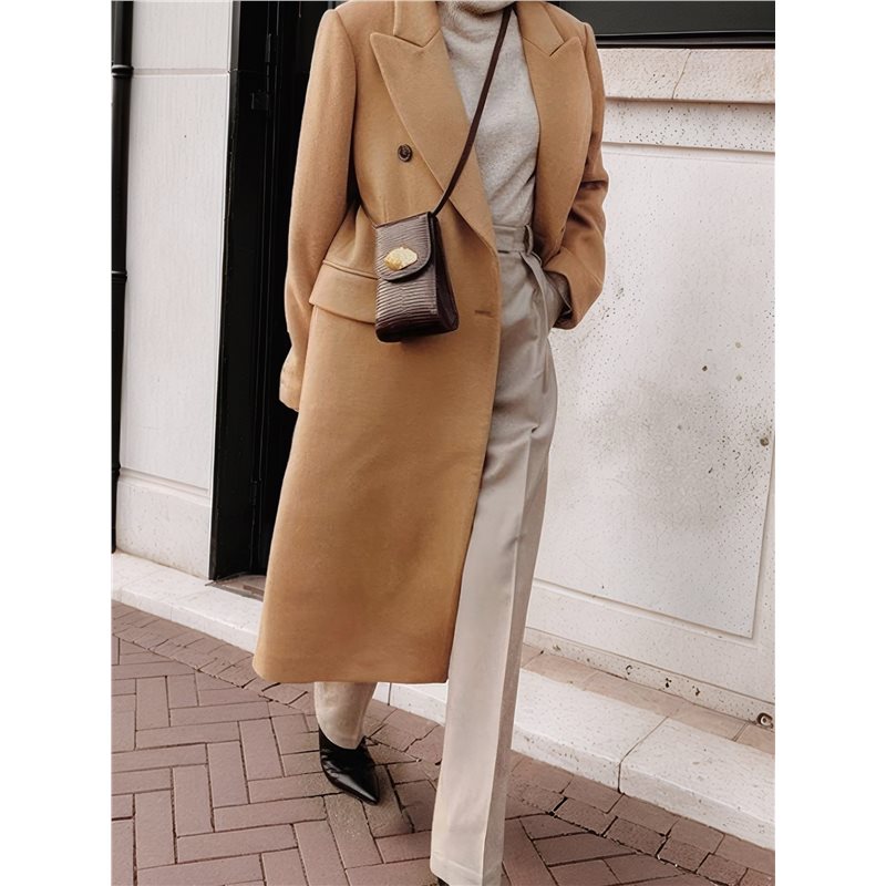 A24F-Womens Long Wool Coats Fa – обзор и цена Wool Coat Peacoat