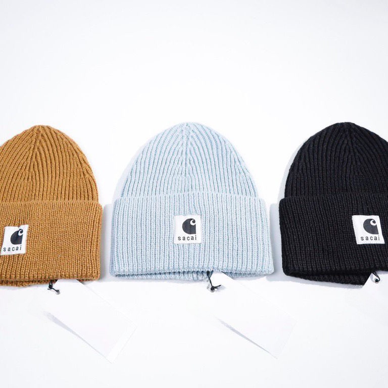 Vuu Sacai Collaborative Patchw – обзор и цена Knit Beanie Hat Warm