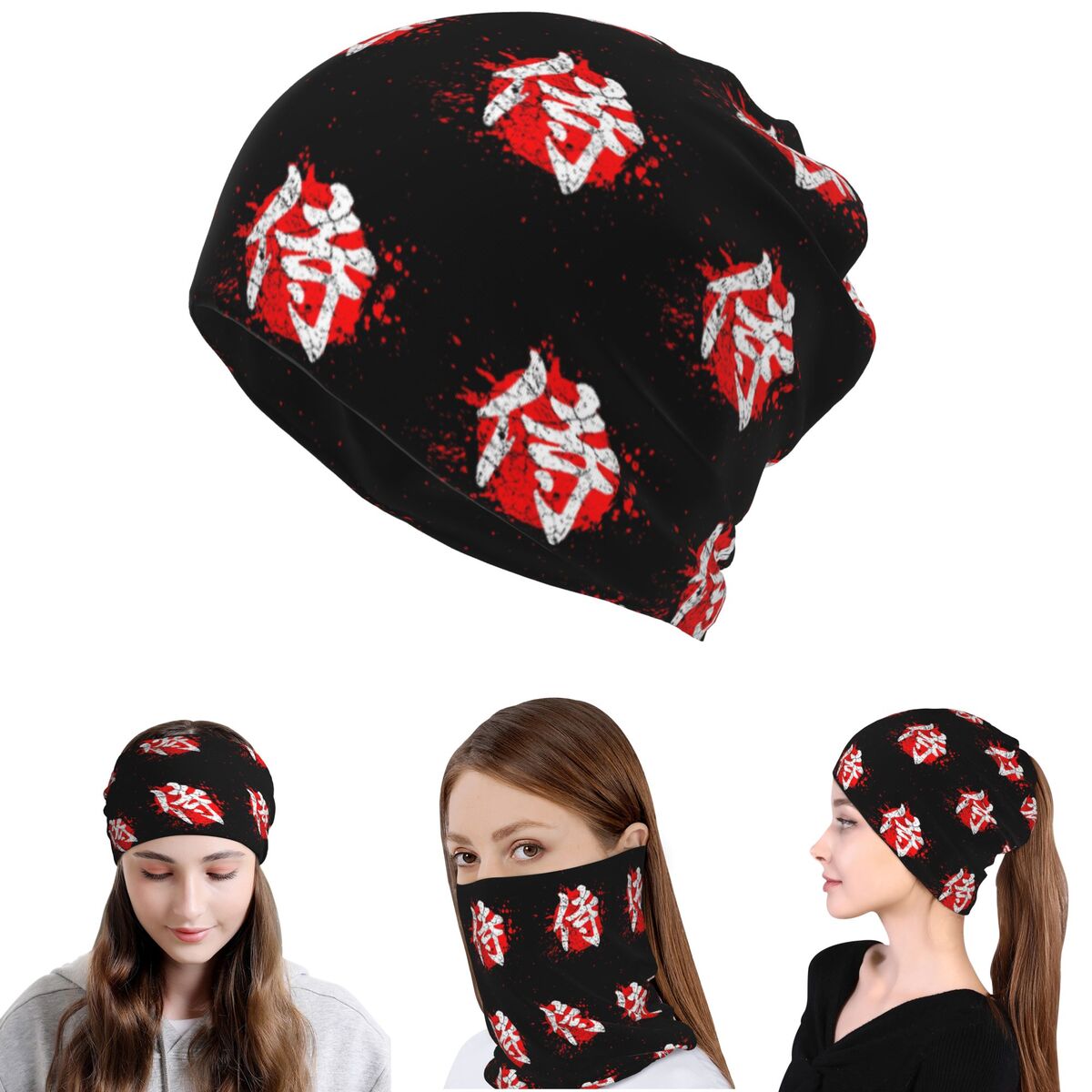 Japanese Bushido Samurai Chara – обзор и цена Knit Beanie Hat Warm