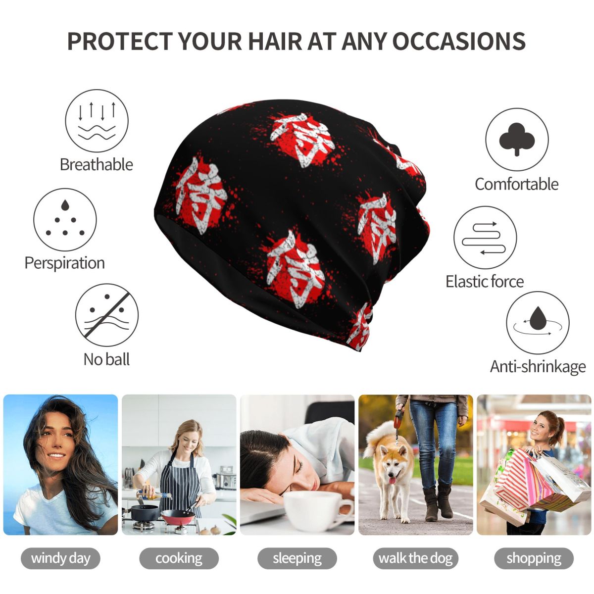 Japanese Bushido Samurai Chara – обзор и цена Knit Beanie Hat Warm