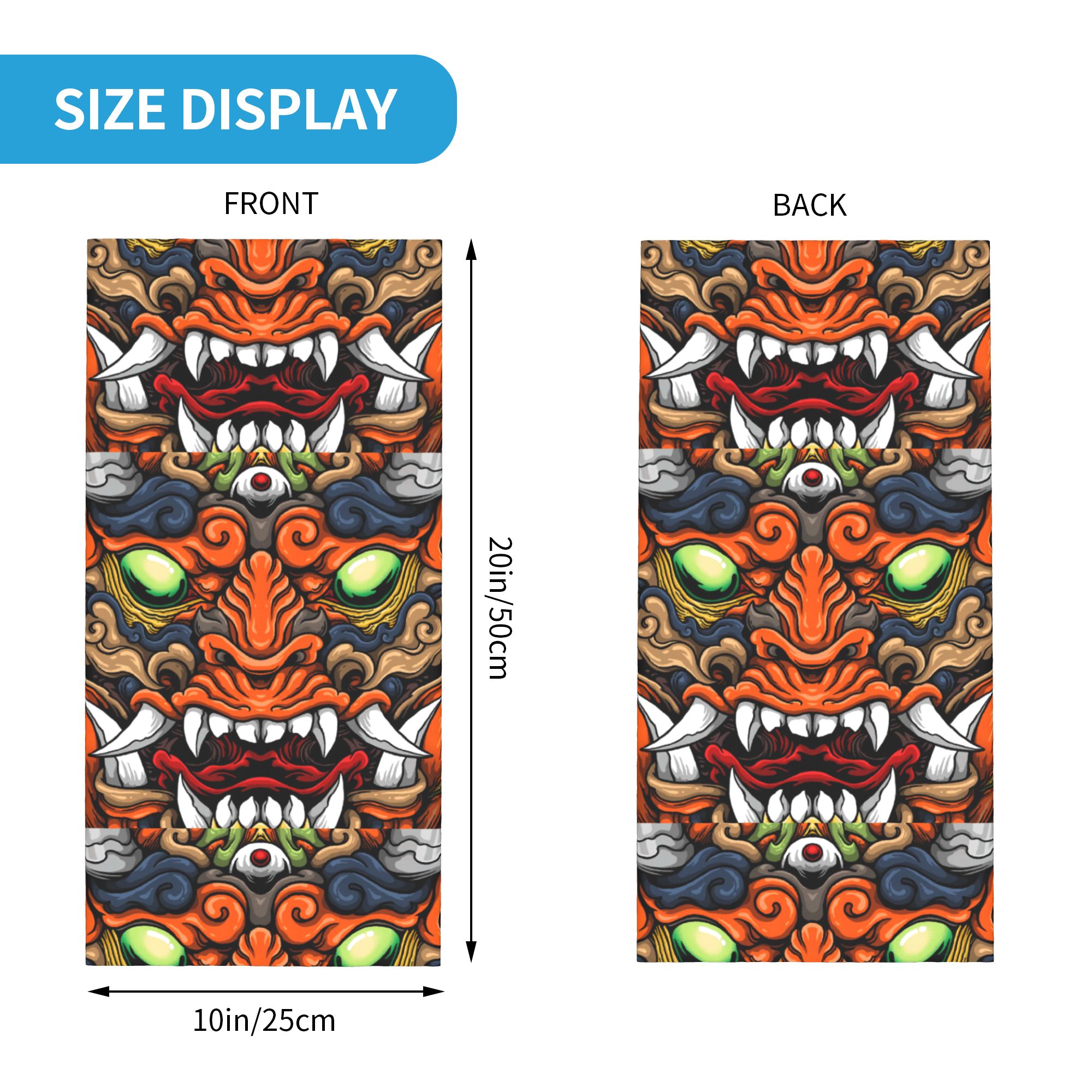 Custom Samurai Demon Oni Winte – обзор и цена Neck Gaiter Fleece