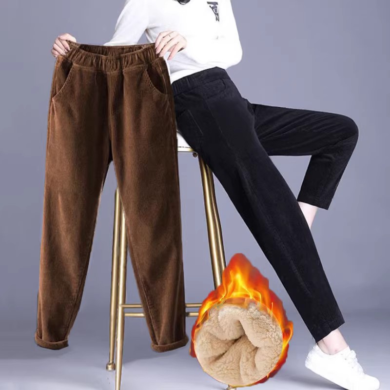 1pcs Women Autumn Winter Plush – обзор и цена Corduroy Pant Warm