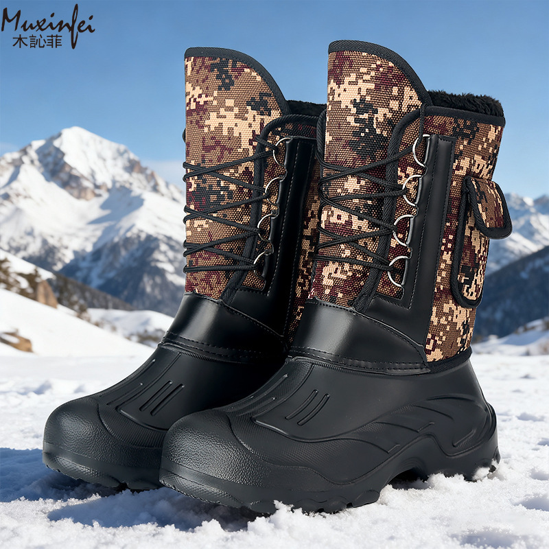 Men's Winter New Plush Thick H – обзор и цена Waterproof Winter Boot