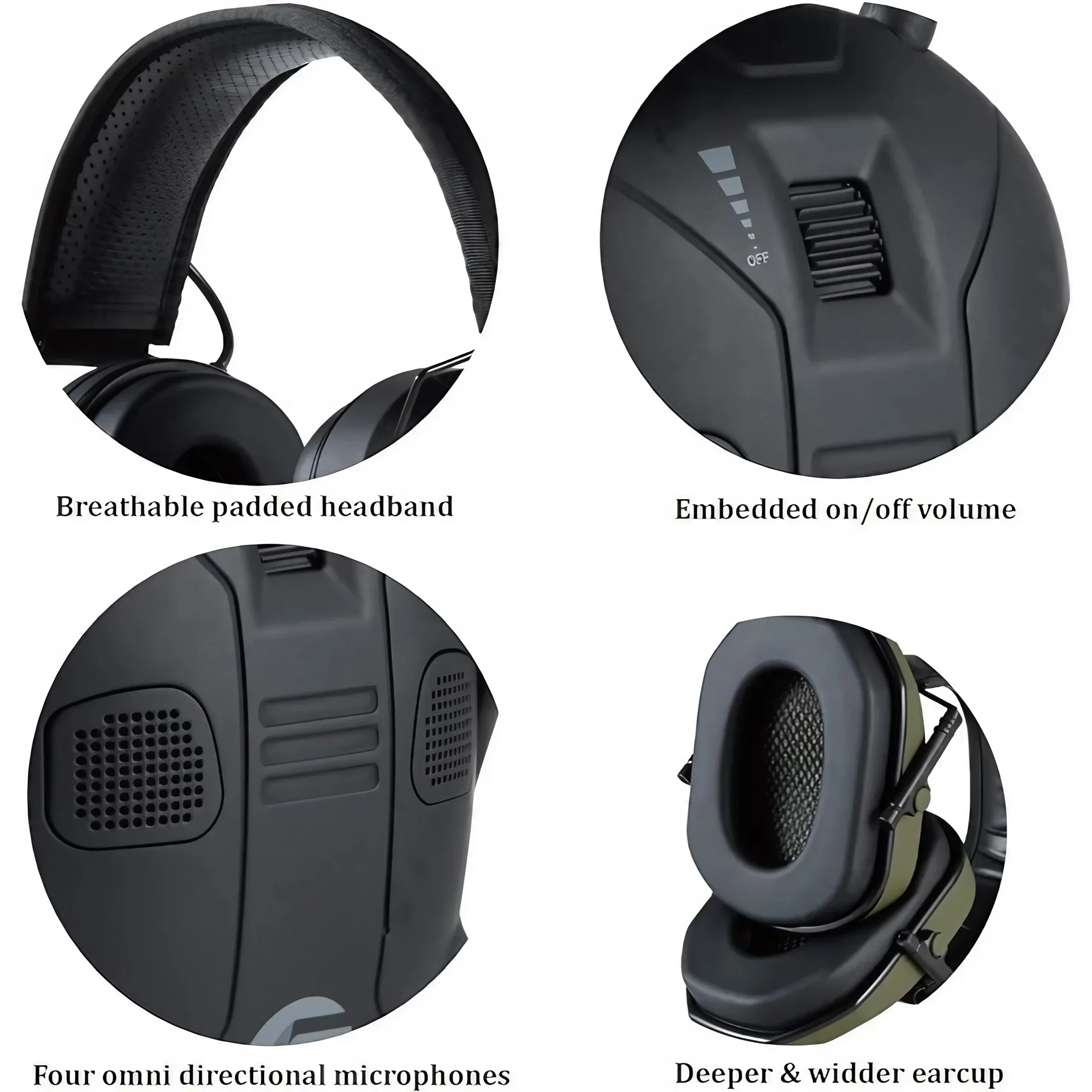 Foldable Tactical Electronic E – обзор и цена Earmuffs Foldable
